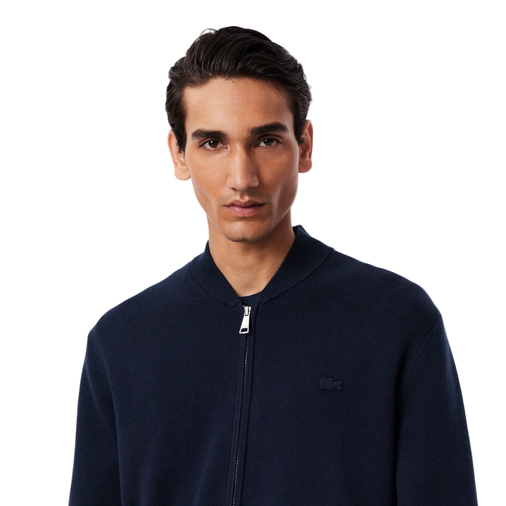 Lacoste Classic Fit Full Zip Knitted Sweatshirt