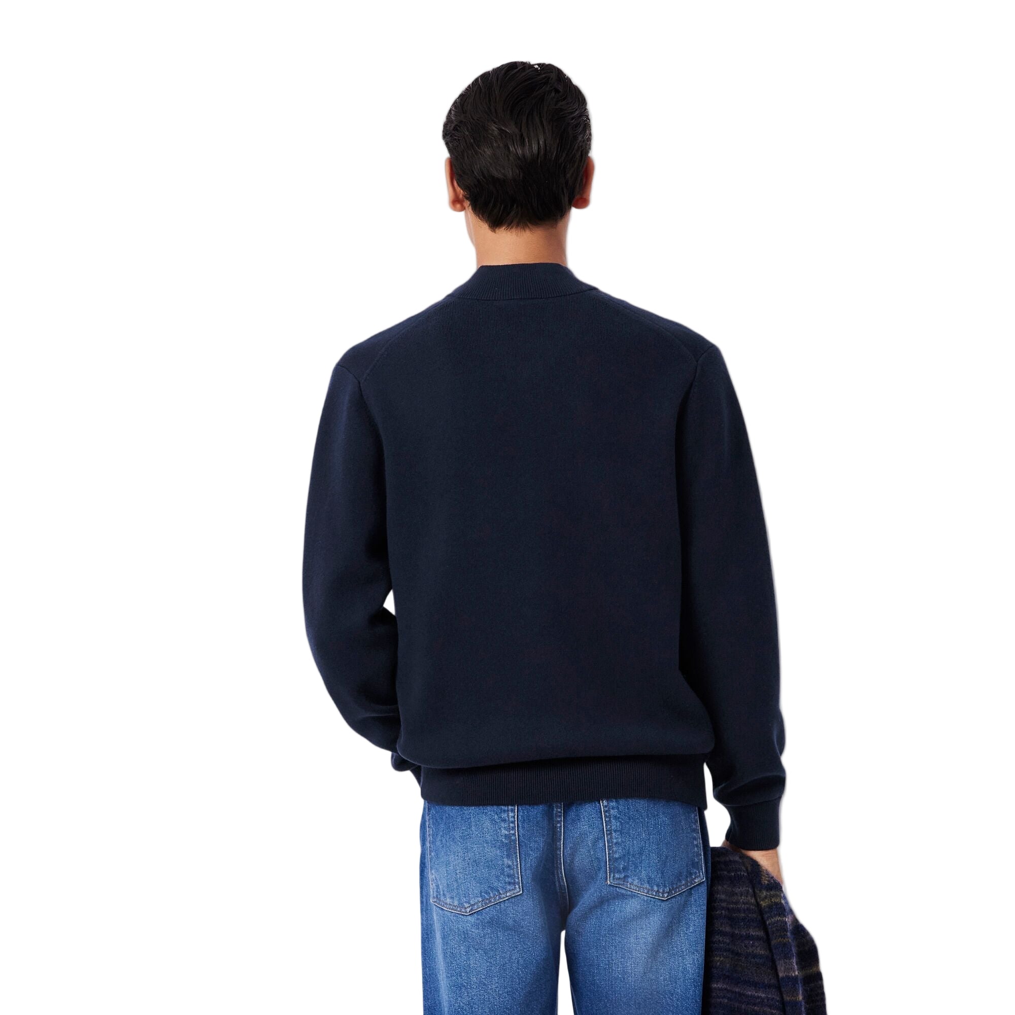 Lacoste Classic Fit Full Zip Knitted Sweatshirt