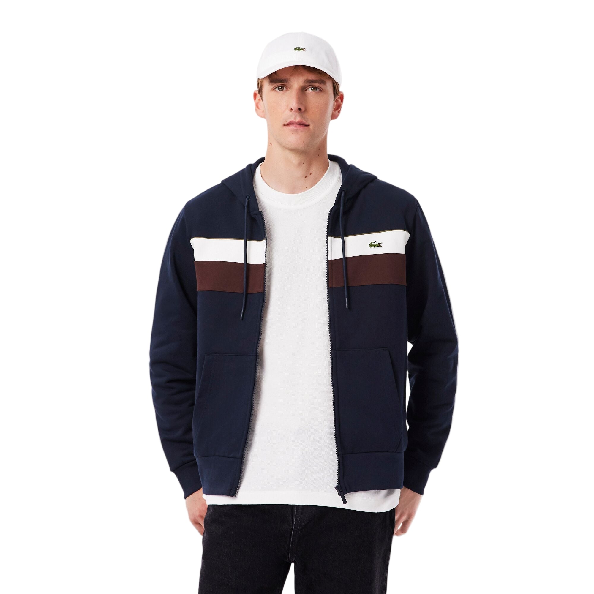 Big & Tall Lacoste Full Zip Hoodie