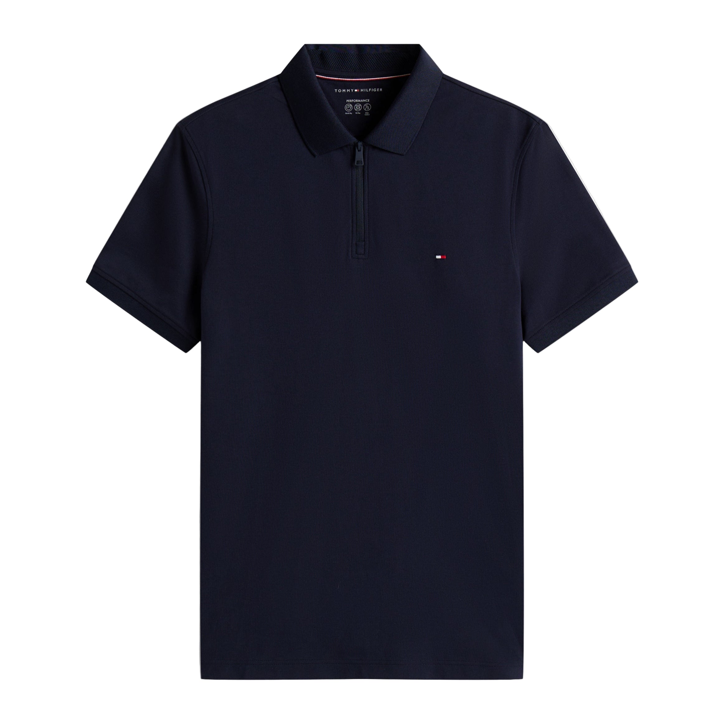 Tommy Hilfiger Regular Fit 1/4 Zip Polo Shirt