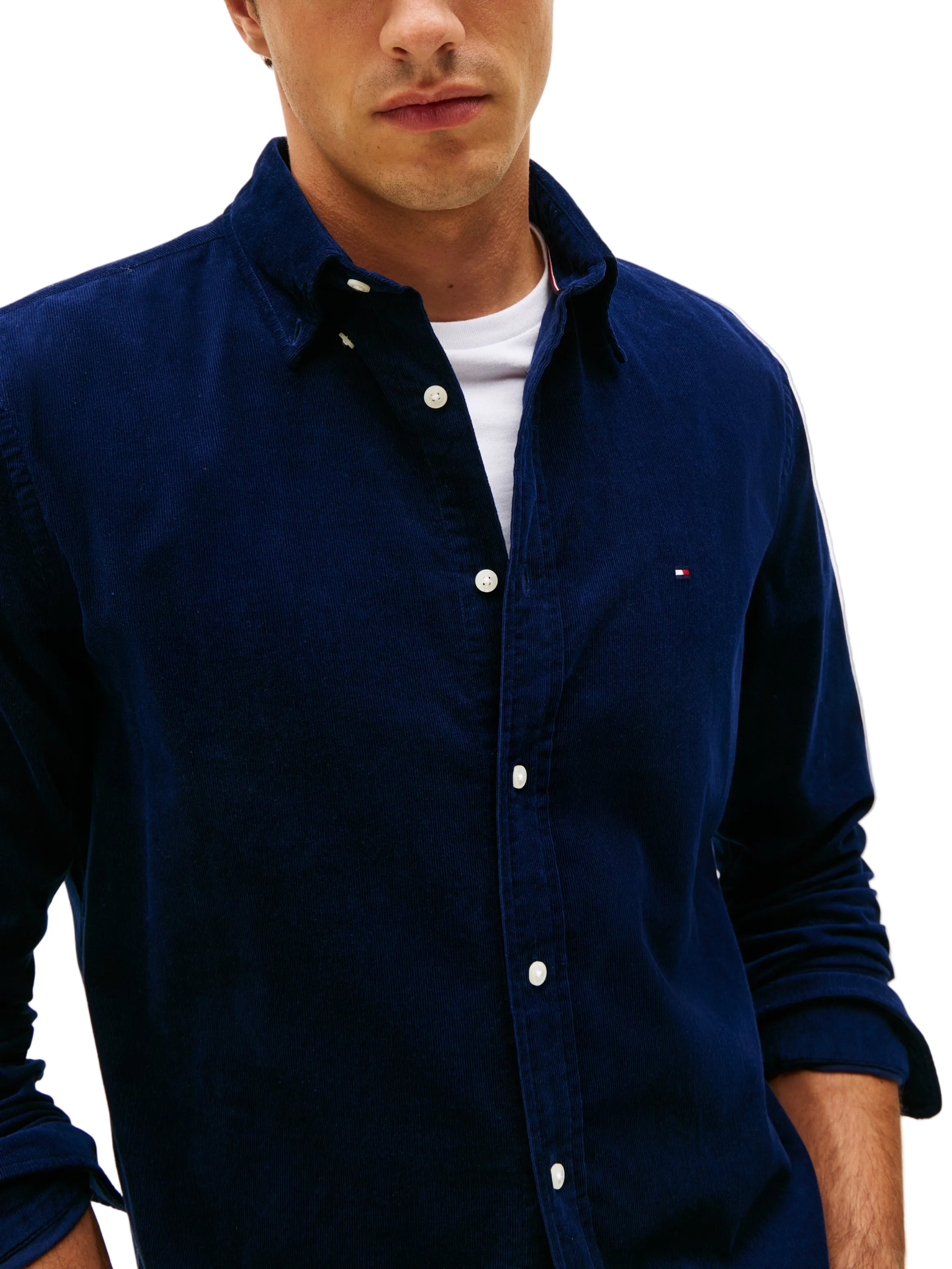 Tommy Hilfiger Regular Fit Corduroy Long Sleeve Shirt