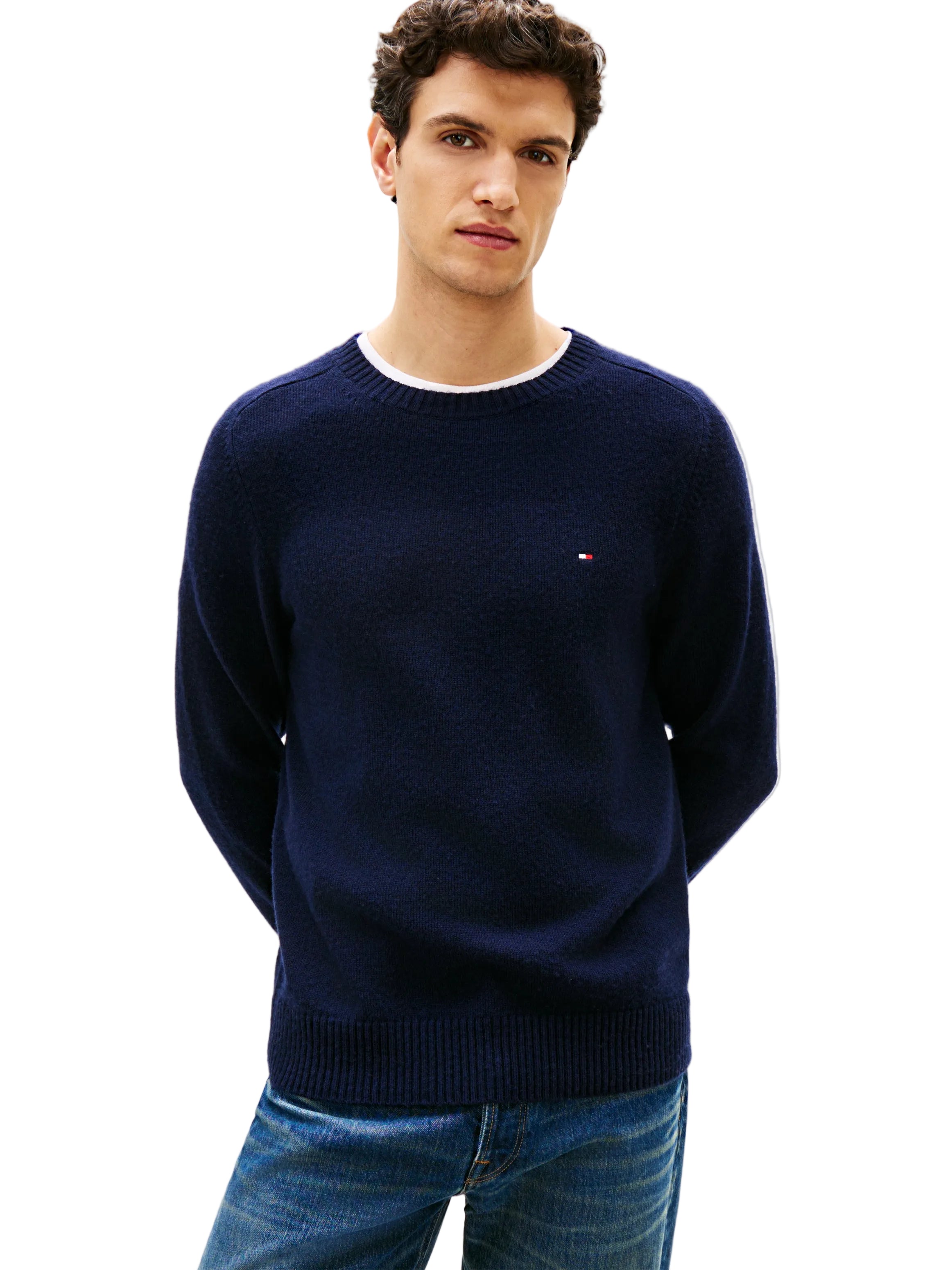 Tommy Hilfiger Crew Neck Knitted Sweatshirt