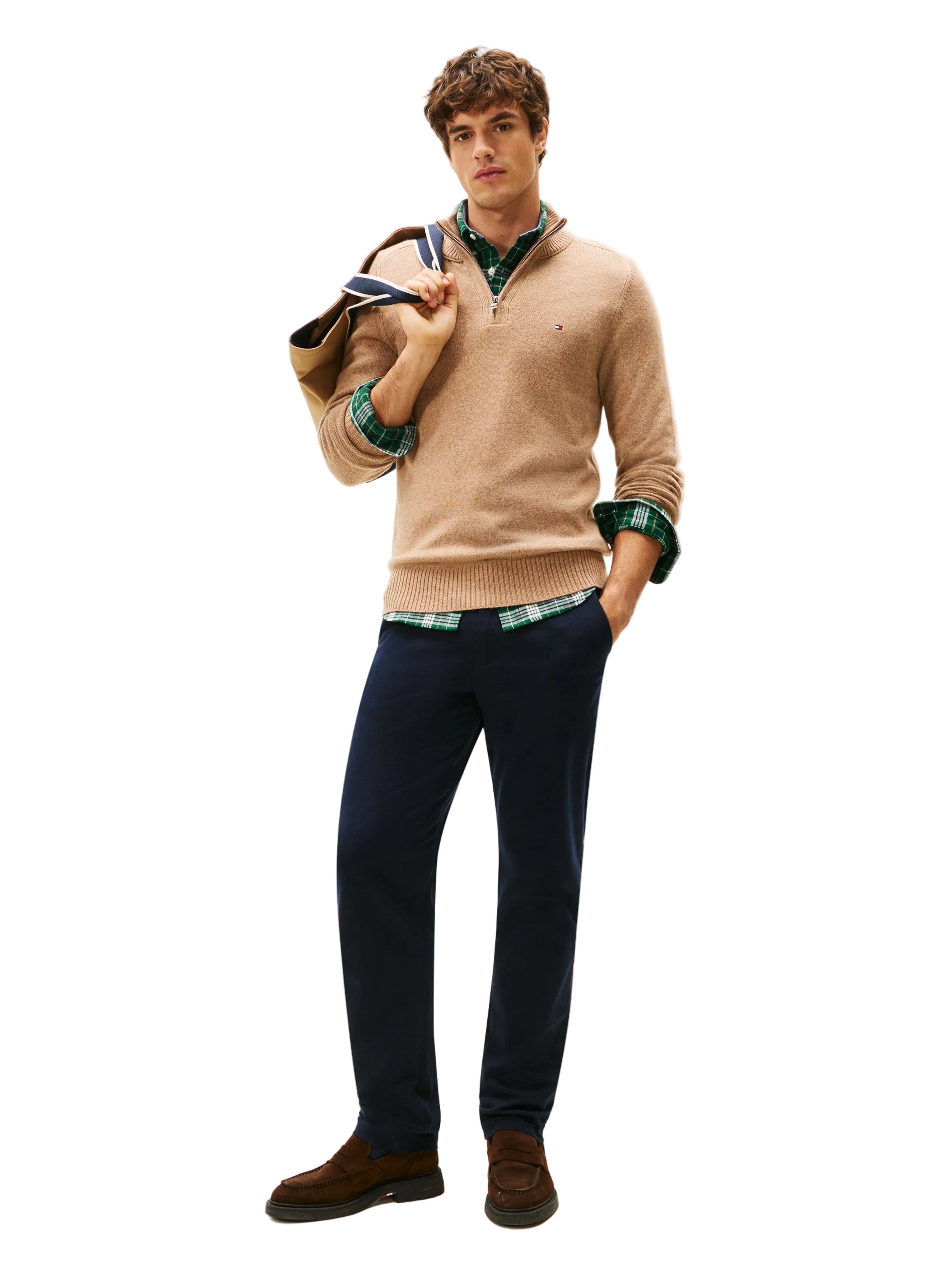 Tommy Hilfiger 1/4 Zip Knitted Sweatshirt