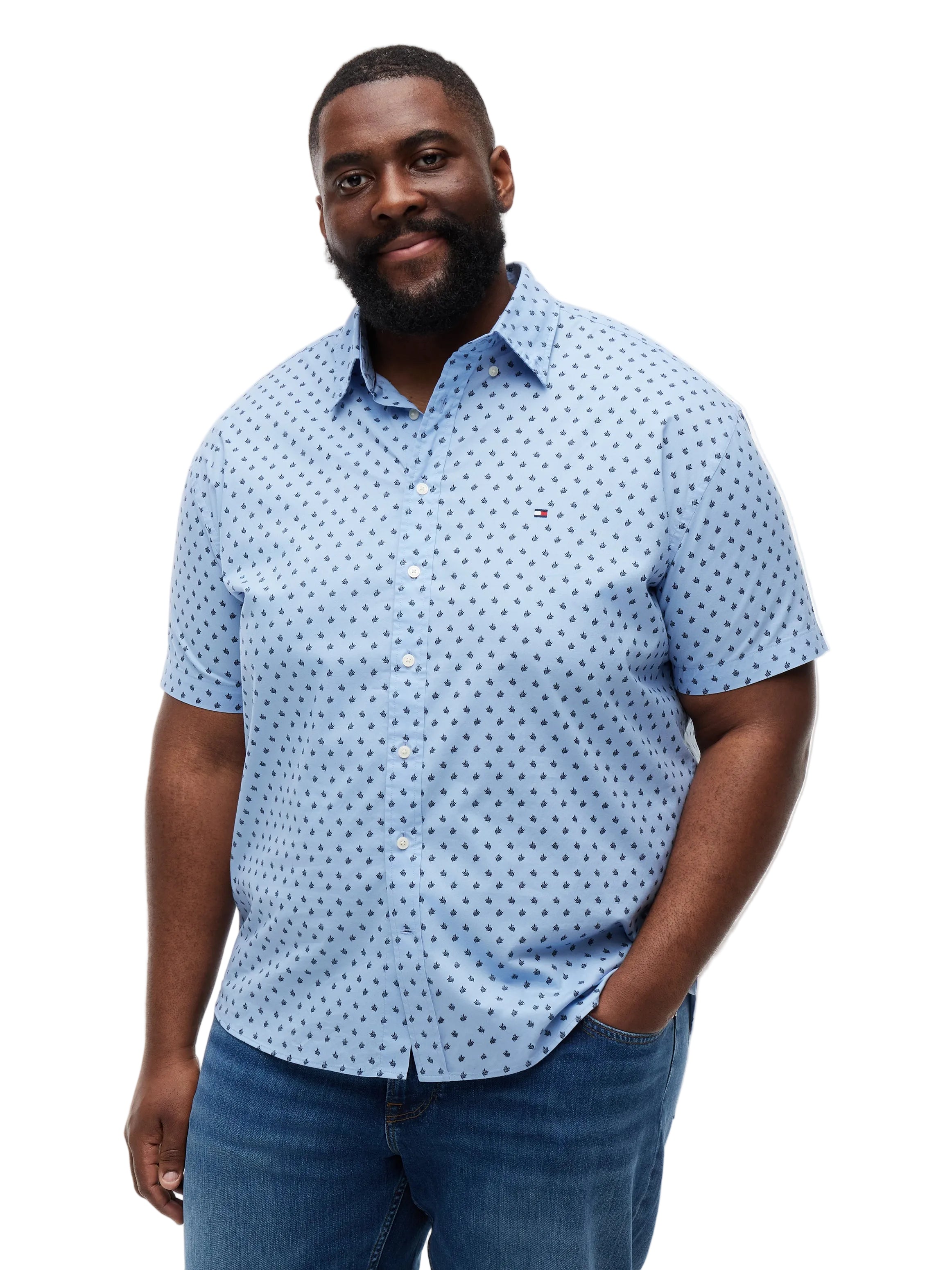 Big & Tall Tommy Hilfiger Regular Fit Short Sleeve Shirt