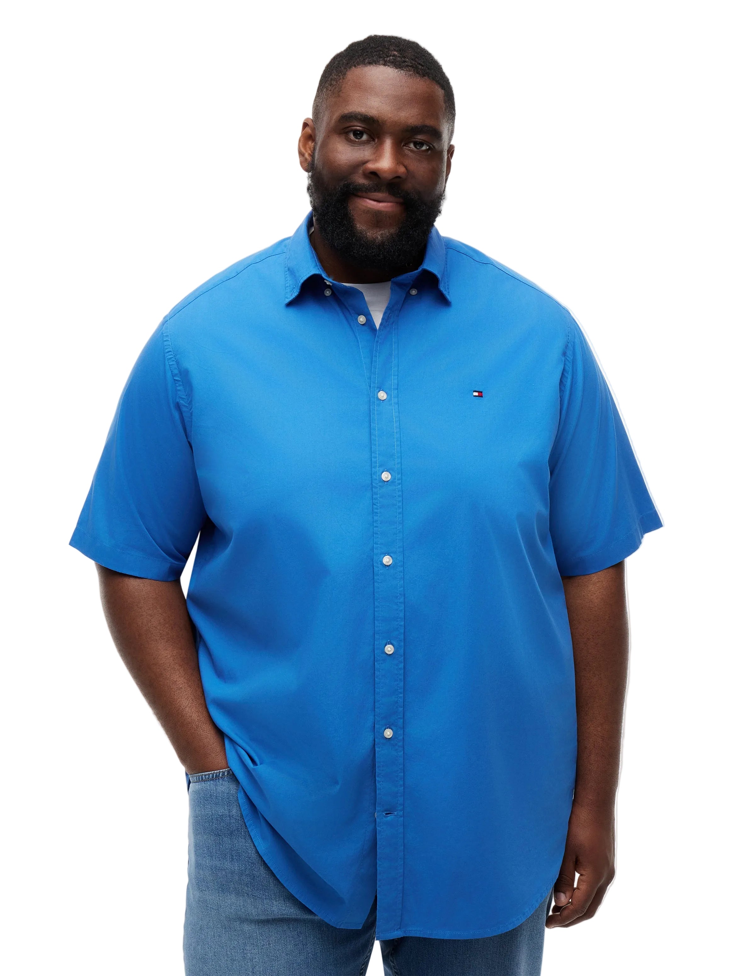 Big & Tall Tommy Hilfiger Regular Fit Short Sleeve Shirt