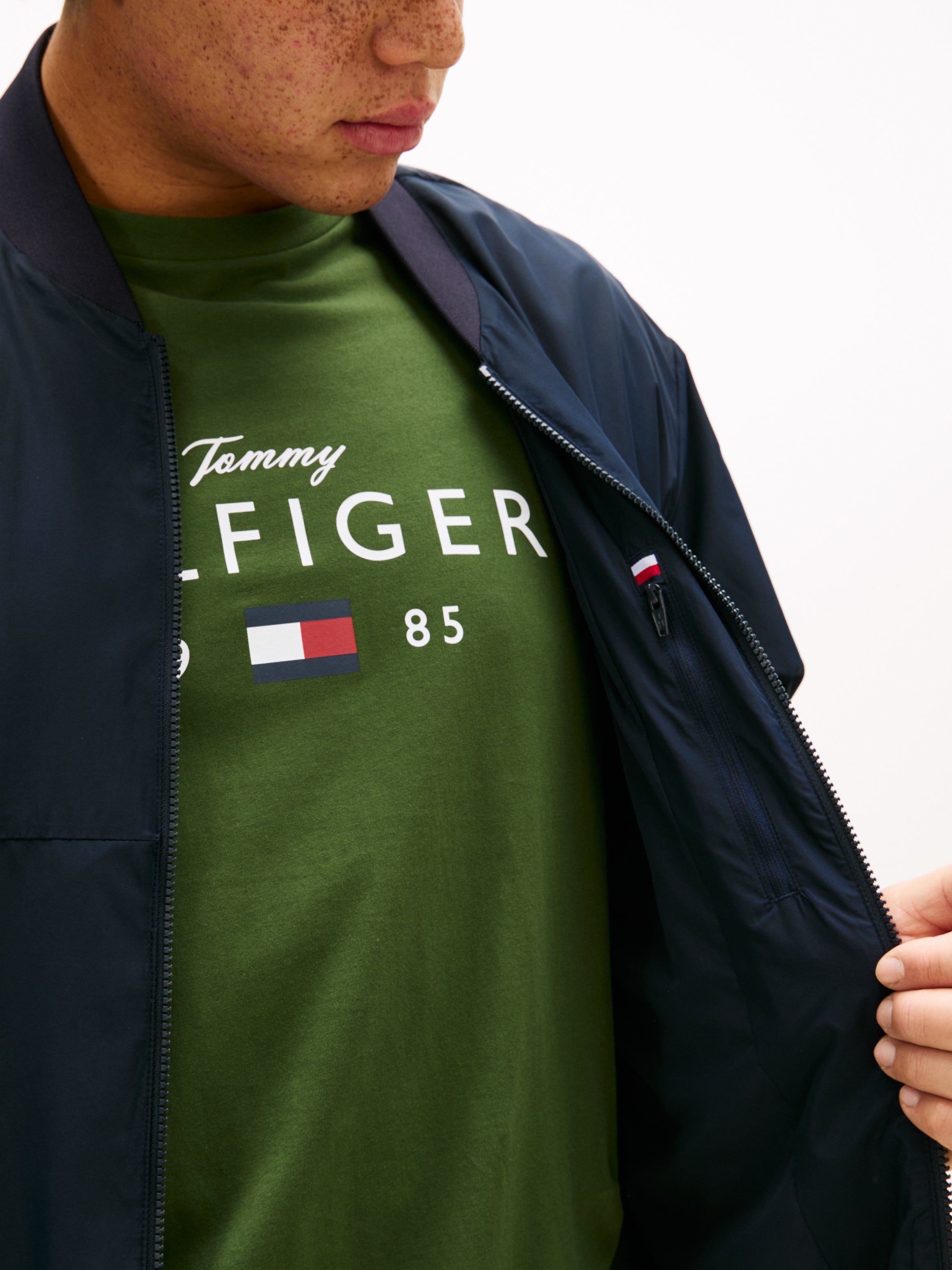 Big & Tall Tommy Hilfiger Water Repellent Bomber Jacket