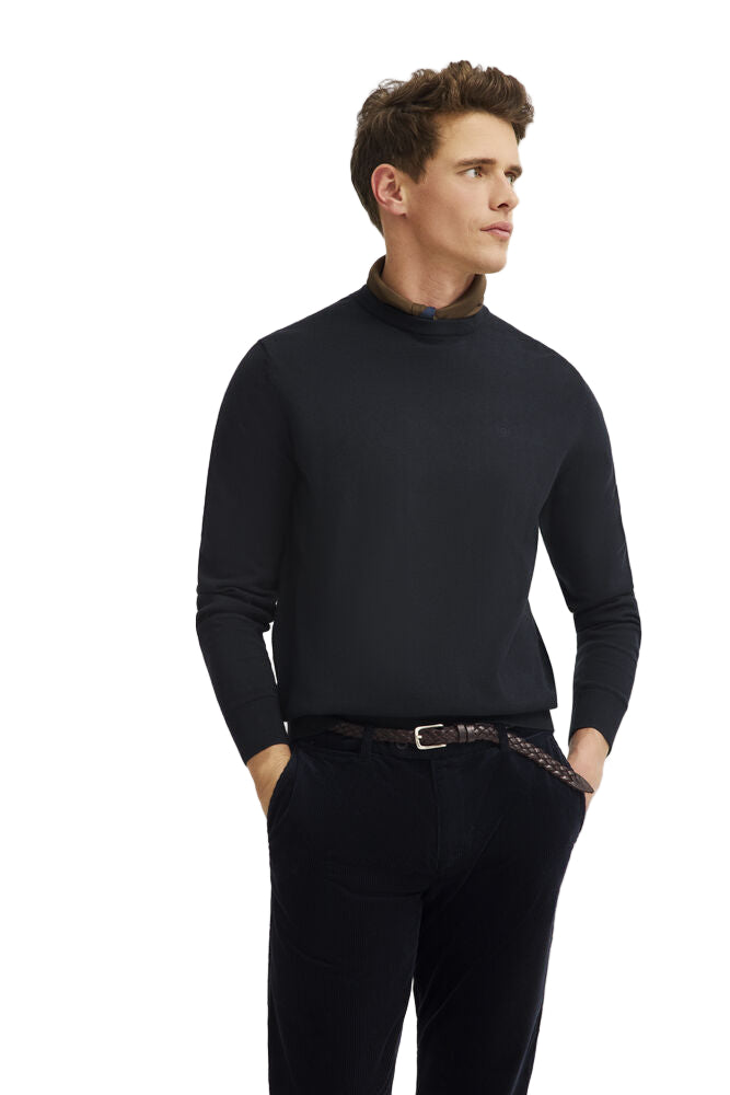 Bugatti Crew Neck Knitted Sweatshirt