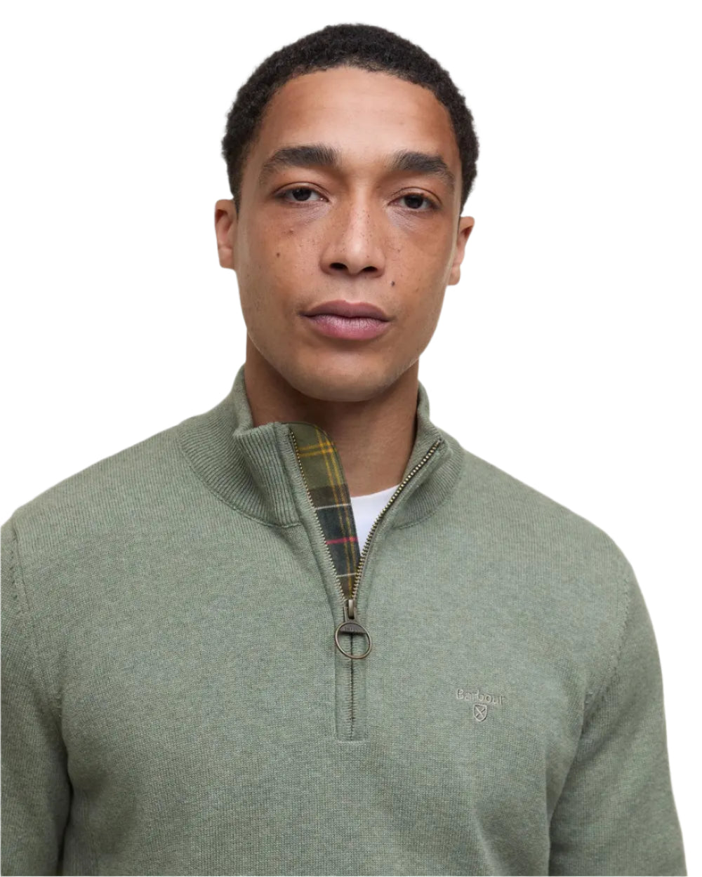 Barbour 1/4 Zip Knitted Sweatshirt