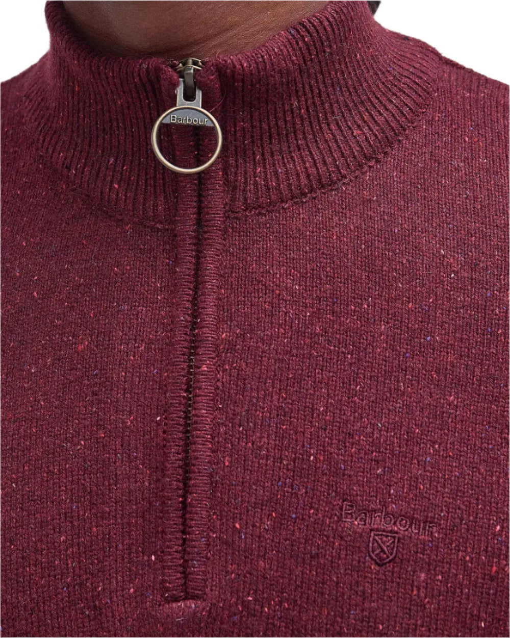 Barbour 1/4 Zip Knitted Sweatshirt