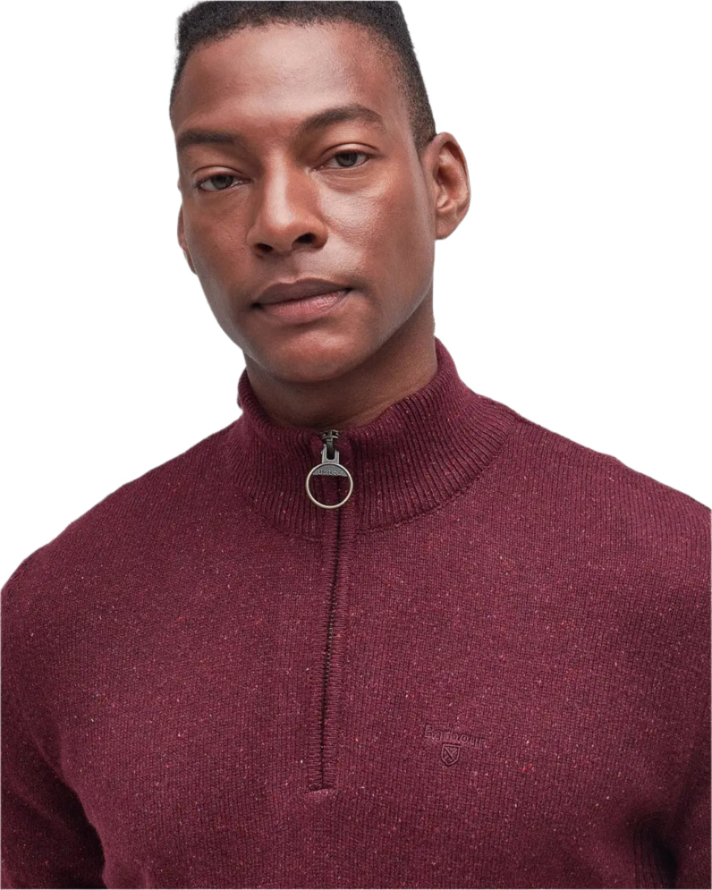 Barbour 1/4 Zip Knitted Sweatshirt