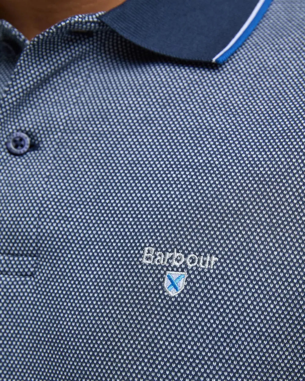 Barbour 1/4 Zip Regular Fit Polo Shirt