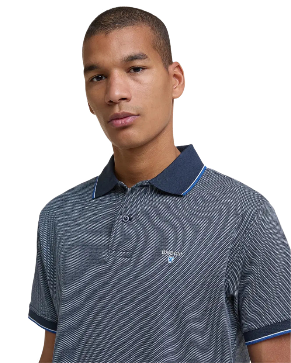 Barbour 1/4 Zip Regular Fit Polo Shirt