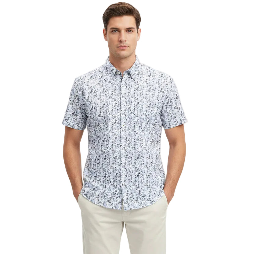 bugatti dress shirts Bugatti Regular Fit Short Sleeve Shirt – M2M Menswear