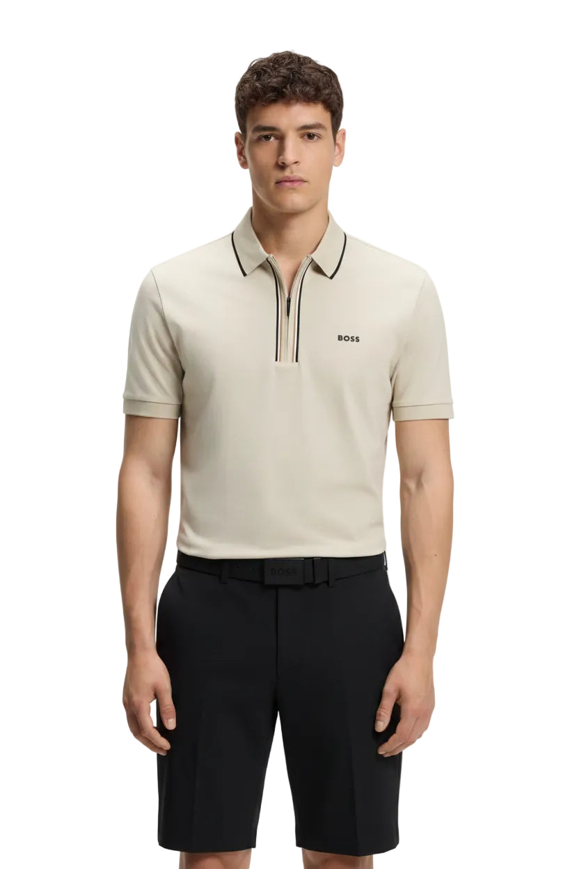 Boss Slim Fit 1/4 Zip Polo Shirt