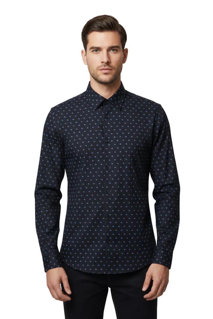 boss black dress shirt Boss Black Regular Fit Long Sleeve Shirt – M2M Menswear