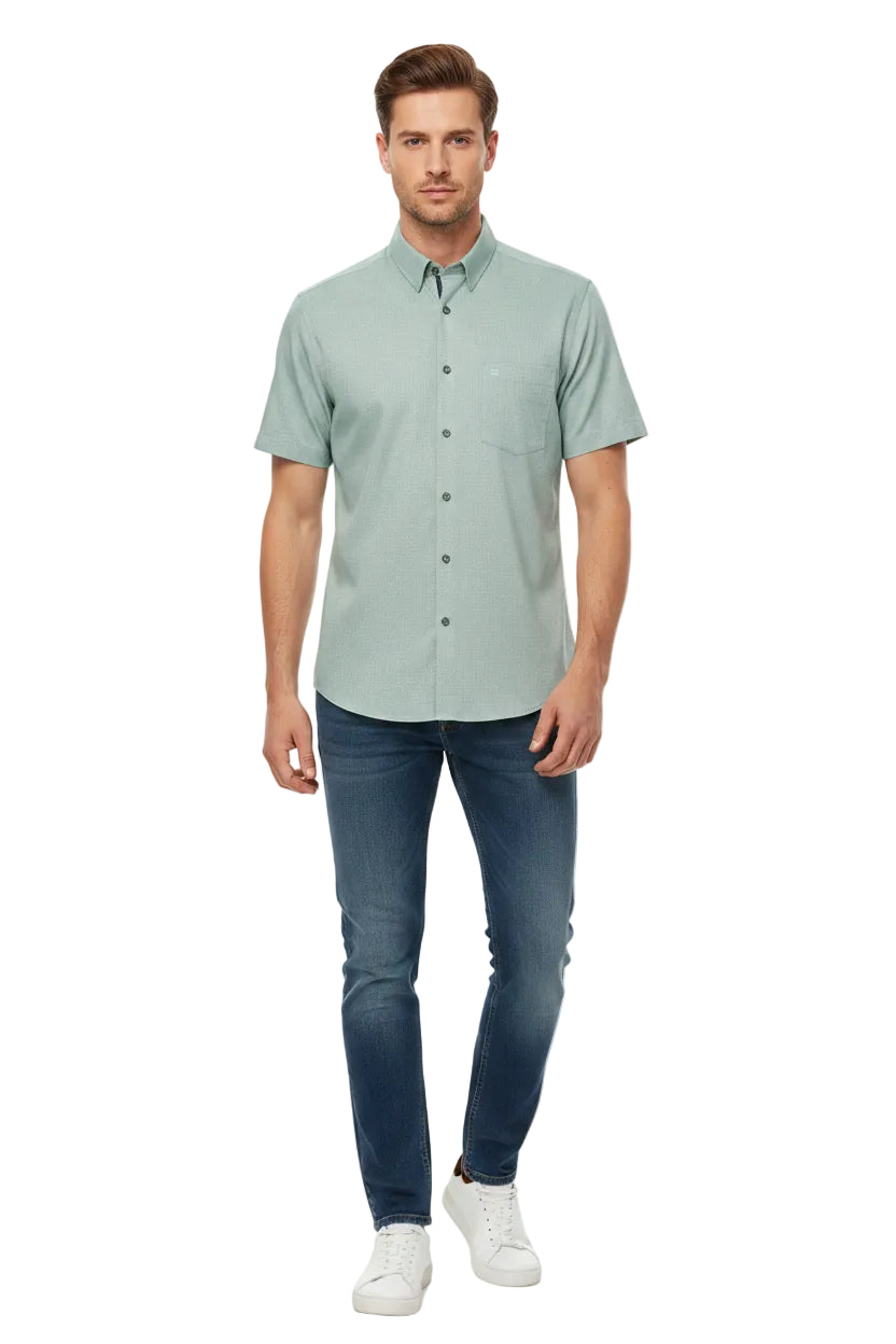 Olymp Regular Fit Short Sleeve Shirt