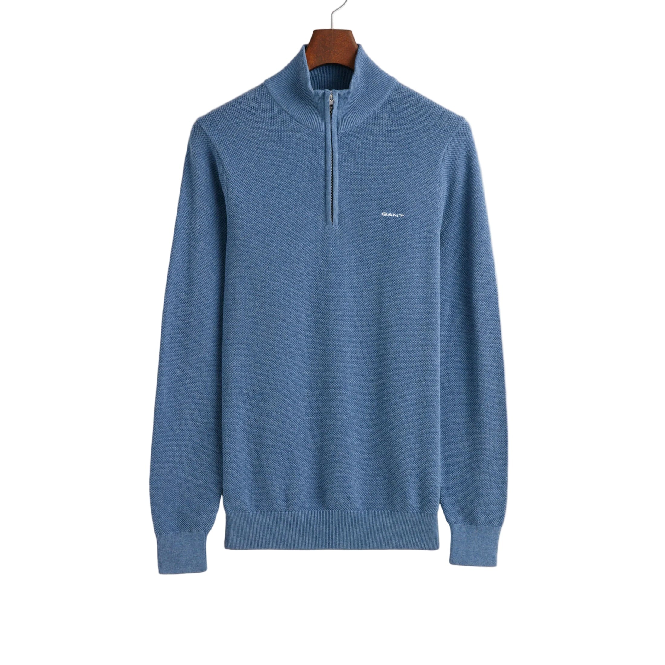 Gant 1/4 Zip Knitted Sweatshirt