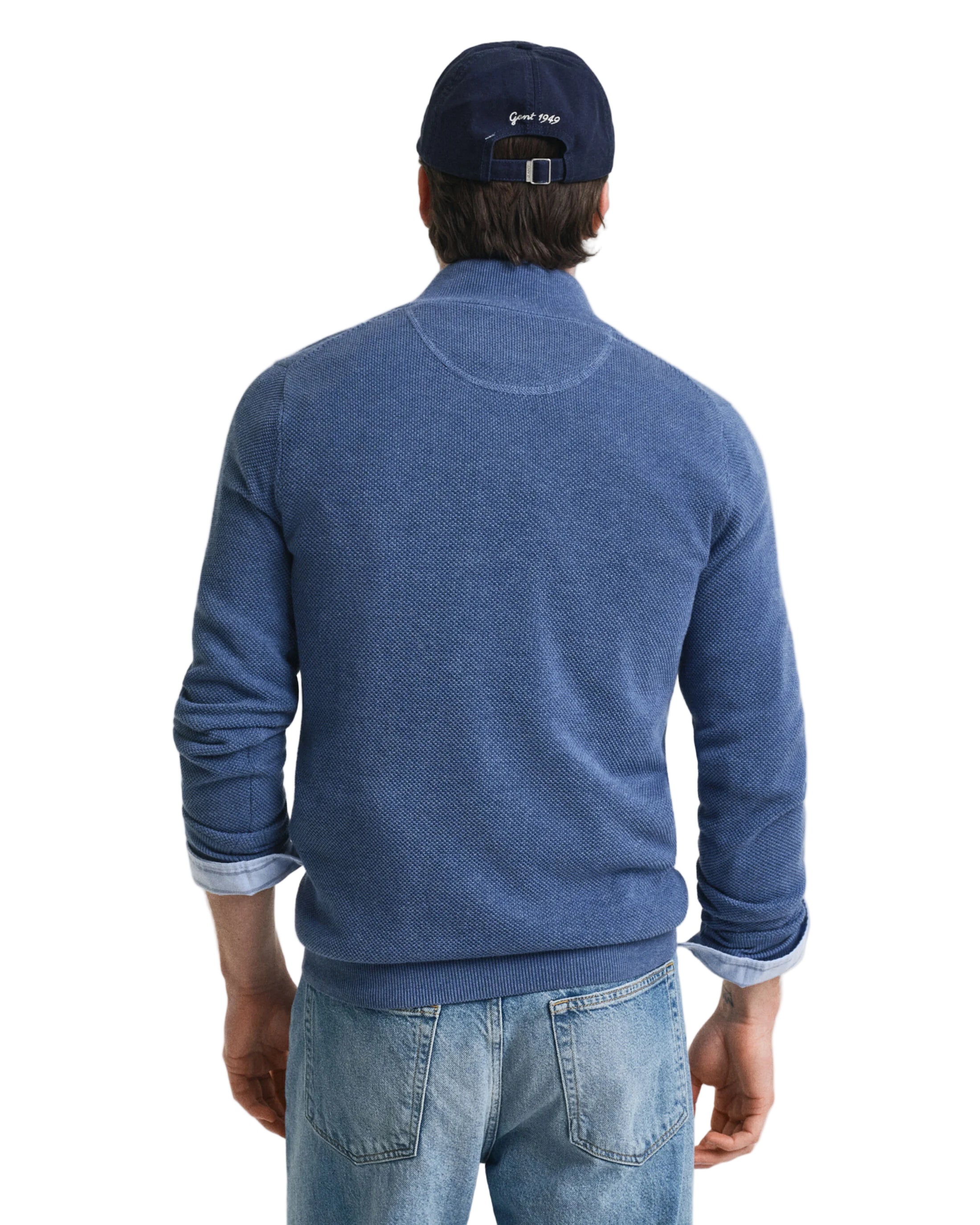Gant 1/4 Zip Knitted Sweatshirt