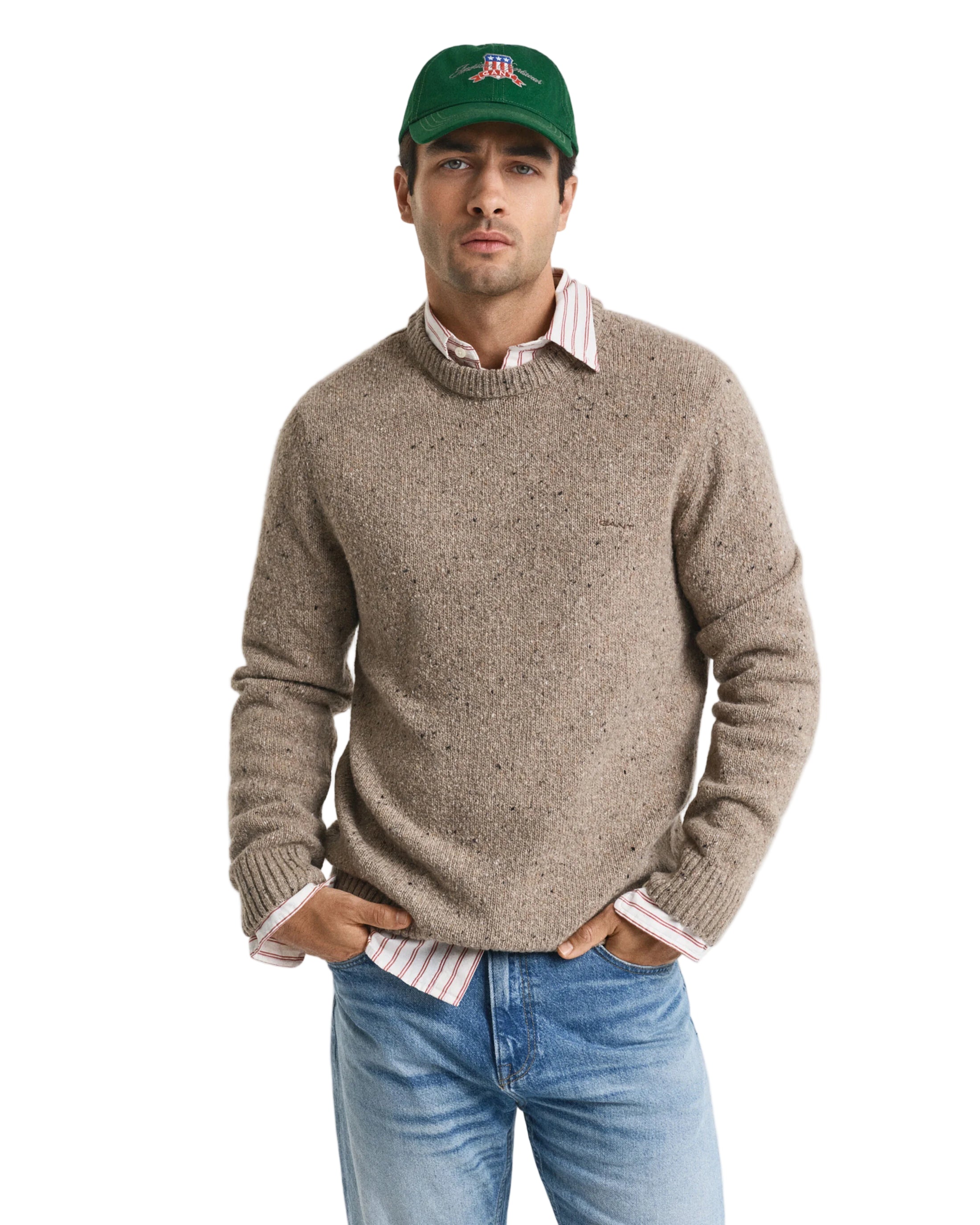 Gant Crew Neck Knitted Sweatshirt