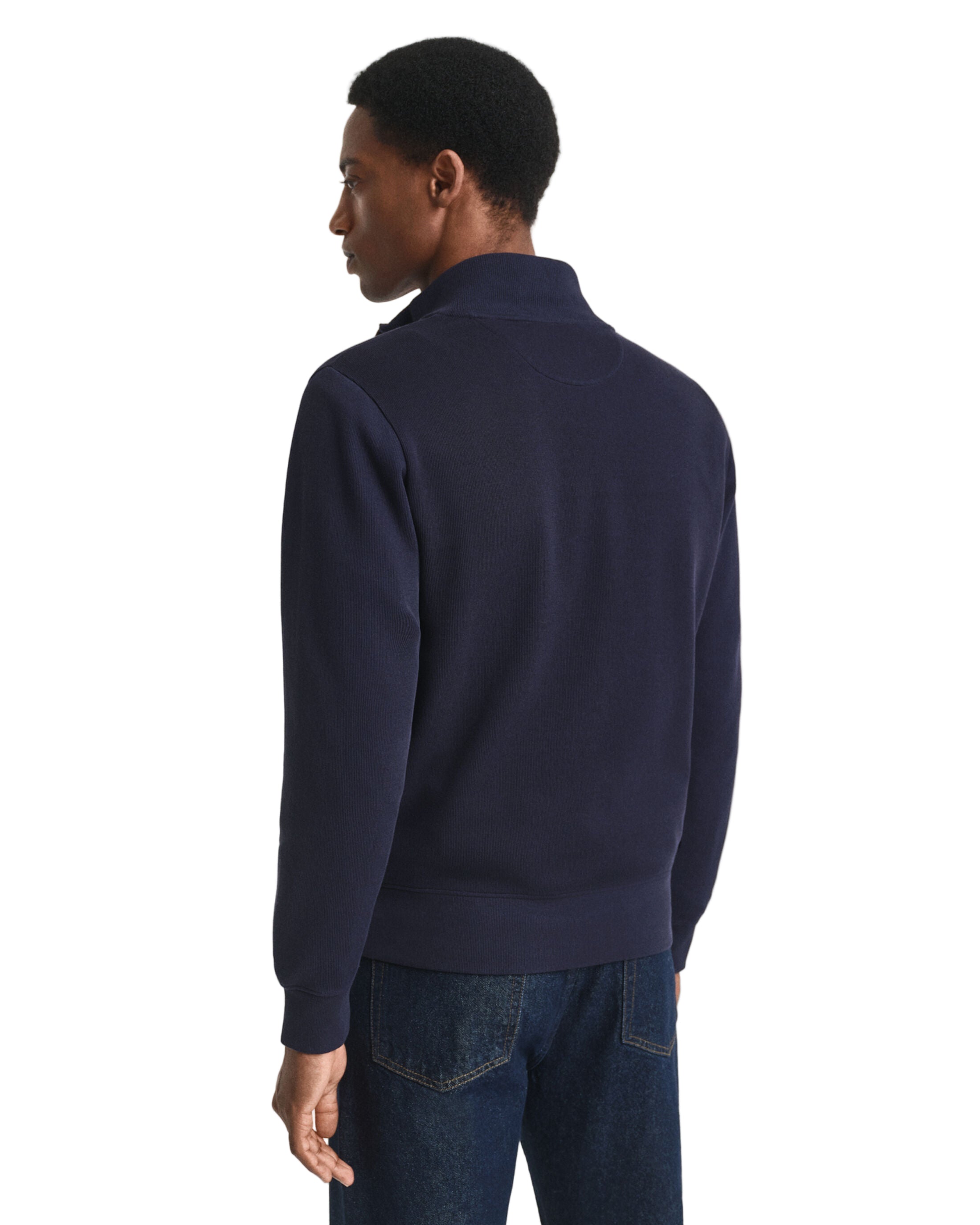 Gant 1/4 Zip Knitted Sweatshirt