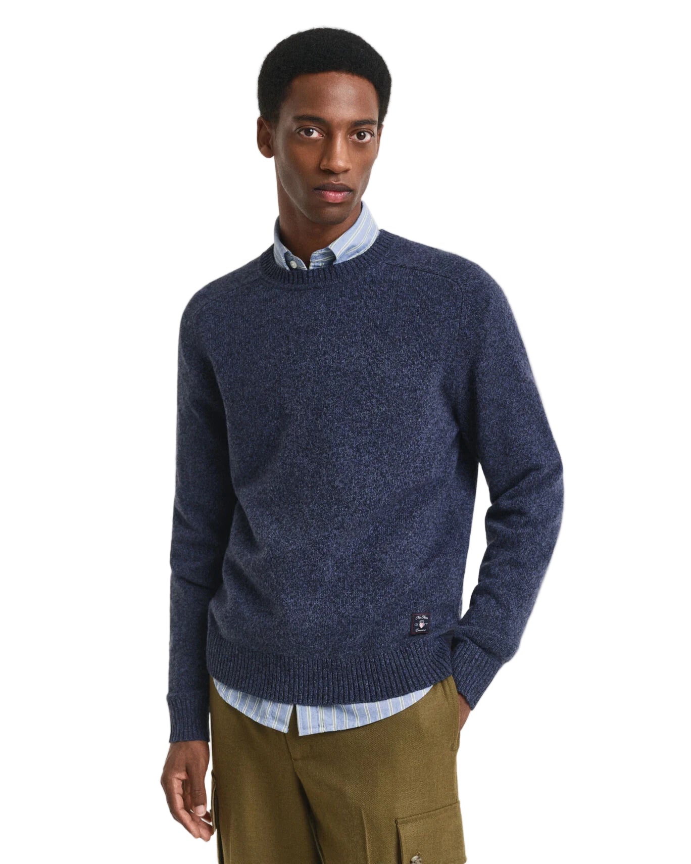 Big & Tall Gant Crew Neck Knitted Sweatshirt