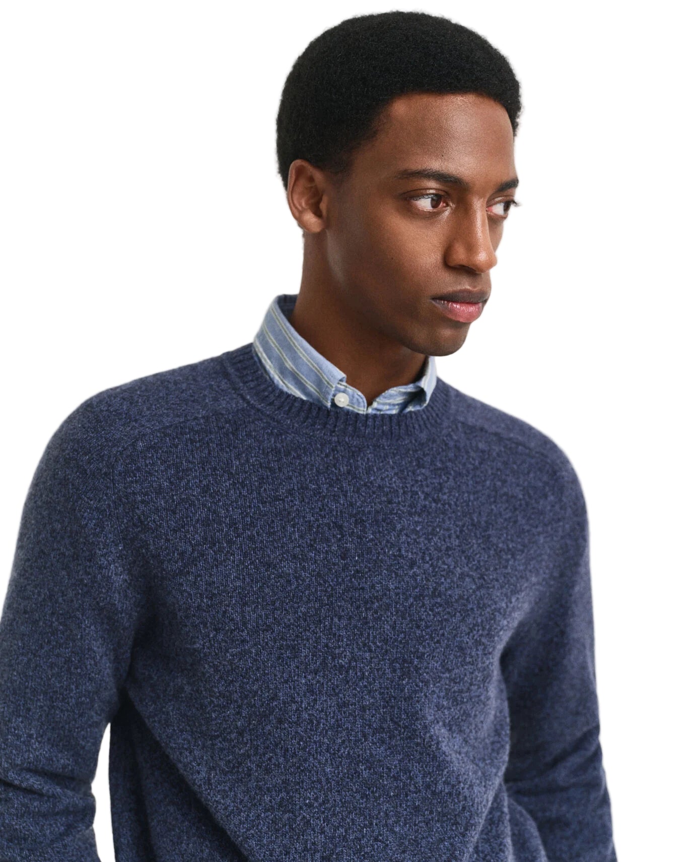 Big & Tall Gant Crew Neck Knitted Sweatshirt