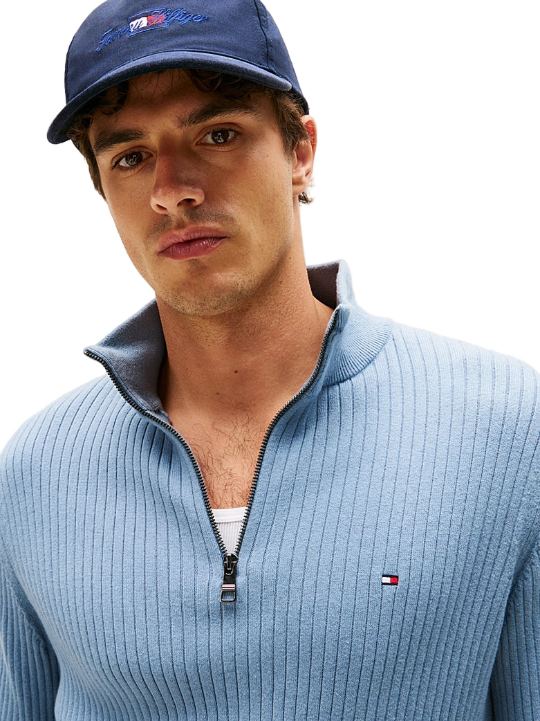 Tommy Hilfiger 1/4 Zip Knitted Sweatshirt