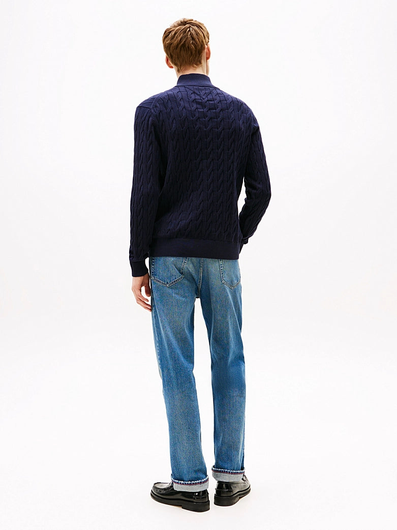 Tommy Hilfiger 1/4 Zip Knitted Sweatshirt
